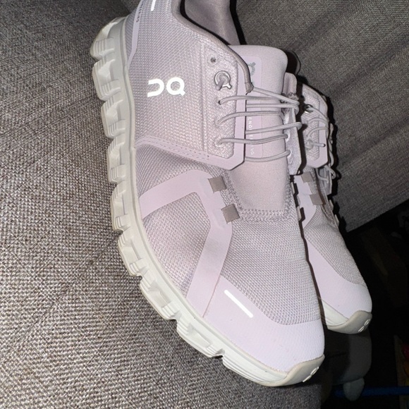 On Running Shoes - On Running Women's Athletic Shoes - Lavender and White